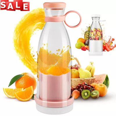 Portable Electric Mini Smoothie Blender Fruit Maker/Mixer Protein Shake Bottle • $9.85