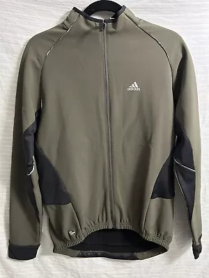 Adidas Cycling Bike Jacket Men's Windbreaker Bikewear Polar Fleece Sz M • $41.99