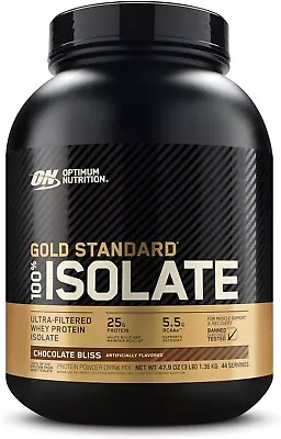 OPTIMUM NUTRITION Gold Standard 100 Percent Isolate Protein Powder Chocolate • $95