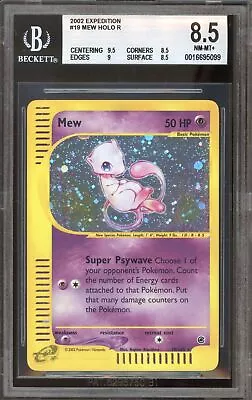 Pokemon Mew Expedition Holo Rare #19 BGS 8.5 • $85