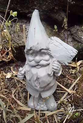 Latex Gnome / Elf Concrete Plaster Mold 6 H X 2.5 W • $41.95