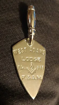 Masonic Trowel West Adams Lodge #565 F. & A.M. Freemasons  • $19.95