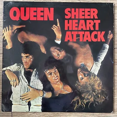 Queen - Sheer Heart Attack 1974 2nd UK Press Vinyl LP 3U/4U EX+/EX- • £29.99