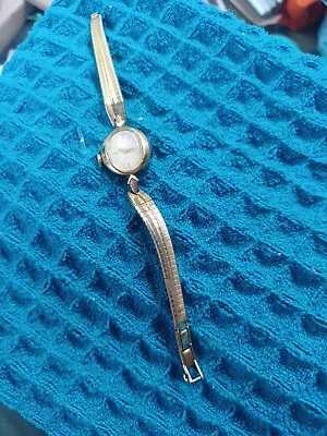 Vintage Bulova 5AC 17j 1940s Ladies Watch W/ 10k GF Case. Running.  • $24.99