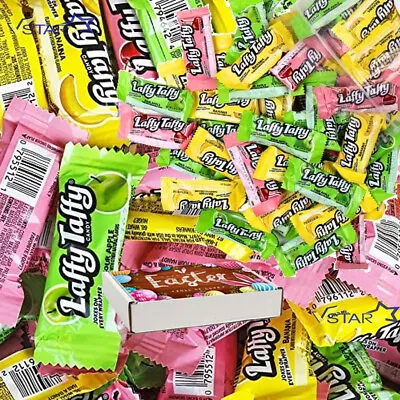 25-200 Pieces Laffy Taffy Assorted Mini Sweets Mixed 4 Fruit Flavours Kids Gift • £21.99