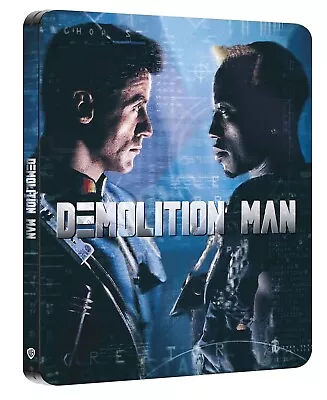 DEMOLITION MAN - Limited Blu-ray Steelbook - Stallone/Snipes - ACTION-KULT - NEU • $42.50