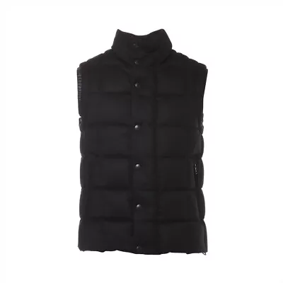 Moncler TENAY 13 Year Wool X Nylon Down Vest 0 Men's Black • $286.91