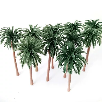 11cm Coconut Palm Tree Model Miniature Landscape Garden Park Railway Scenery 10X • $9.01