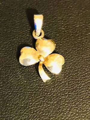 Gorgeous Sterling Silver Signed # Leaf Clover Shamrock Vintage Charm • $7