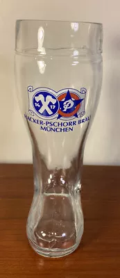 6” .25L Boot Shaped Pilsner Beer Glass ~ HACKER-PSCHORR Brau ~ Munchen GERMANY • $15