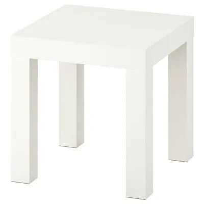 IKEA LACK Small Side Table Bedroom Hallway Tea Coffee Drink Home Office 35x35cm • £15.99