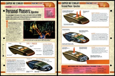 £1.49 • Buy Personal Phasers: Operation - Weapons - Star Trek Fact File Page