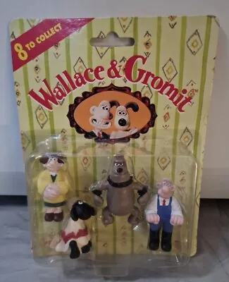 Vintage 1989 Wallace & Gromit Mini Figures Aardman Boxed / Sealed • $33.47