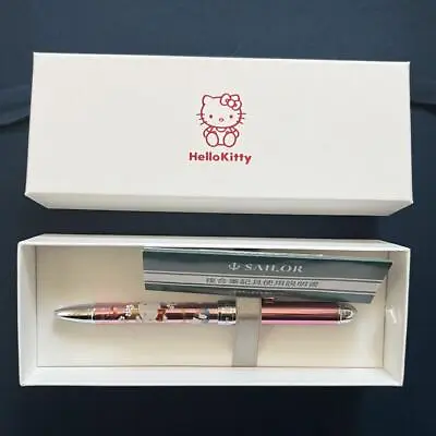 Sailor Fountain Pen Multifunction Pen 2 Color Sharp Graceful Makie Hello Kitty F • £113.52