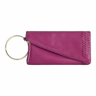 £9.99 • Buy Coveted Magenta Women Clutch Bag Ladies Hand Bag New Gold Ring