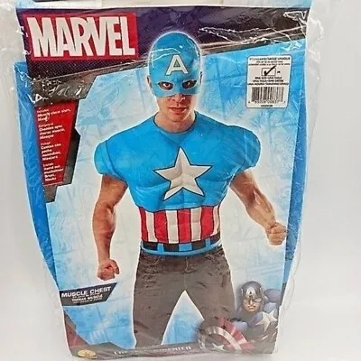 Rubies Marvel Captain America Costume Mens Superhero Halloween Costume M • $14.99