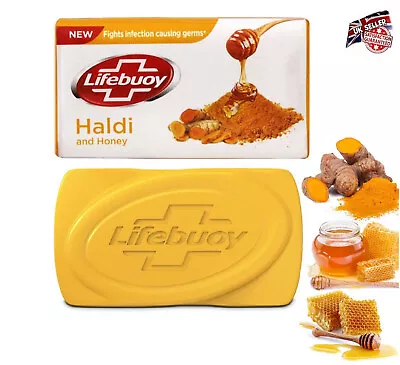 Lifebuoy Turmeric And Honey Soap Haldi Soap Skin Cleansing 130g Bar • £3.99