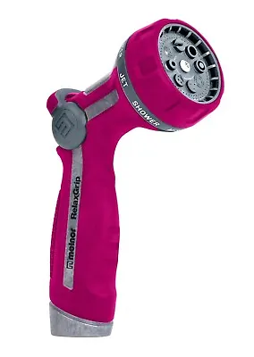 Melnor Pink Heavy Duty Garden Water Hose Spray Nozzle 8-Pattern Thumb Control • $13.99