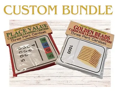 Custom Bundle  - Three Part Cards - Montessori • $20
