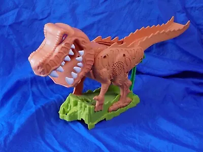 Hot Wheels T-REX TAKEDOWN Dinosaur Base W/ Sounds Tested & Working Mattel 2012 • $14.98