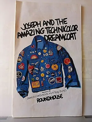 £9 • Buy Vintage Joseph & The Amazing Technicolor Dreamcoat 1972 Roundhouse Memorabilia.