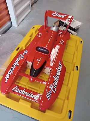 ProBoat MISS BUDWEISER RC RADIO CONTROLLED HYDRO 1/12 NITRO • $499.99