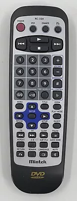 Mintek RC-320 RC320 Original DVD Player Remote Control Genuine Tested & Works • $5.49