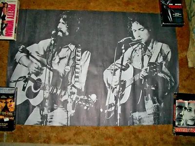 $99.99 • Buy Vintage George Harrison & Bob Dylan 1971 Concert Poster For Bangladesh-21  X 31 