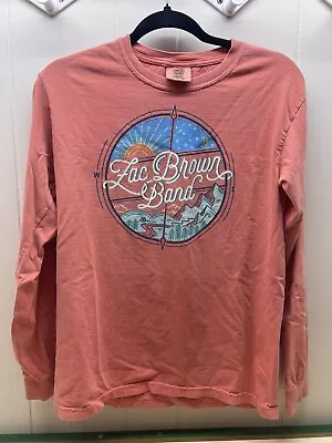 ZAC BROWN BAND WELCOME HOME TOUR Concert 2017 LS T-Shirt Comfort Colors Small • $12.99