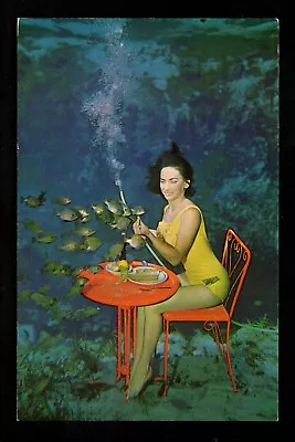 Florida FL Postcard Weeki Wachee Spring City Of Mermaids Women Greetings  • $3.99