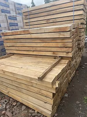 Oak Sleepers Pack Of 30 200x100x2.4  £38 Per Sleeper When Sold As A Pack Of 30 • £38