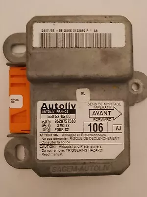 £48 • Buy Peugeot 106 Gti Airbag ECU 9628757580 550538500