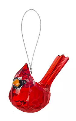 Ganz ACRYX-173 Decorative Hanging Ornament Acrylic Elegant Cardinal 3.5  • $14.95