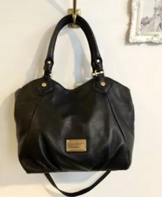 MARC BY MARC JACOBS Black Leather Large Tote Good  Condition With Dust Bag!1 • $299