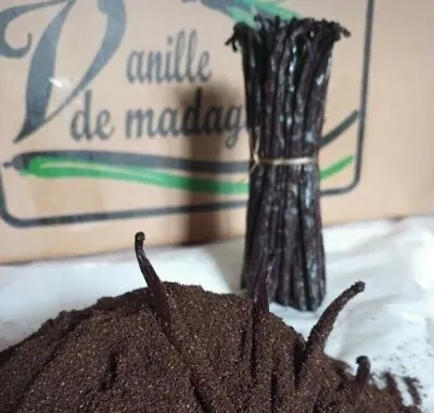 3.5oz Bourbon 100% Vanilla Powder Ground From Madagascar Ice Cream Cake • $35.27