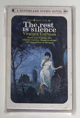 The Rest Is Silence By Virginia Coffman -1967 Lancer #5 Paperback Gothic Romance • $12.39