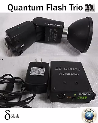 Quantum  Qflash TRIO Shoe Mounted Flash  With Turbo SC Battery  Canon(Preowned) • $280