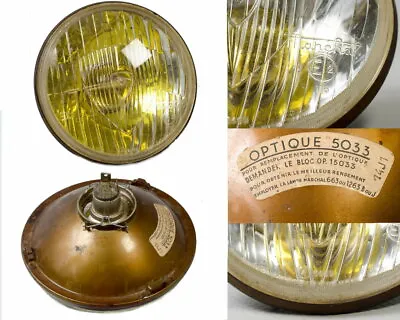 Marchal 109 A1415 5033 663 1263 Equilux Vintage Jaguar 5 3/4 Lamp Amber Bulb • $74.99