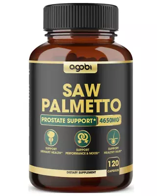 8in1 Saw Palmetto Prostate Support Supplement Equivalent To-4650mg • $37.90