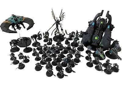 Warhammer 40k Complete Necrons Army With Datasheet Cards And Current Codex • £160
