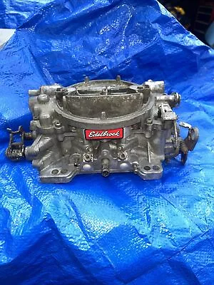 Edelbrock 1406 0605 600 CFM 4bbl Carb Electric Choke Used • $50