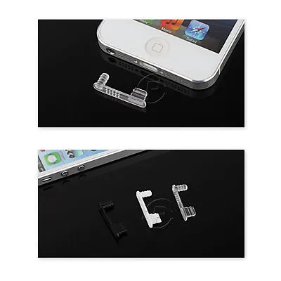 5 PCS One-Piece Style Anti-Dust Dock Cover IPhone Dust Cap Headphones Jack Plugs • $6.99