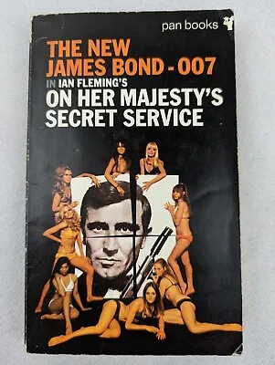 £8.90 • Buy ON HER MAJESTY'S SECRET SERVICE James Bond Paperback Ian Fleming Pan Book Film