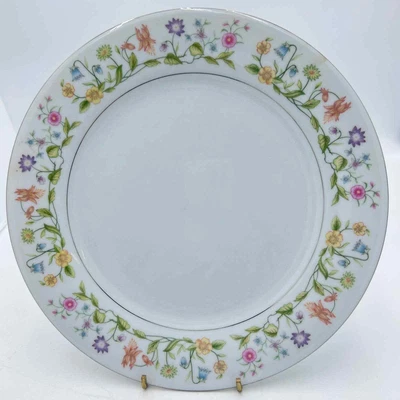 $9.99 • Buy Ashley Overseas 10.5  Dinner Plate China Eternal Love Pattern VNTG 1982 Floral 