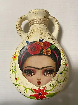 Frida Kahlo Ceramic Decorative Wall Pocket Wall Art Hand-Made Hand-Painted • $20