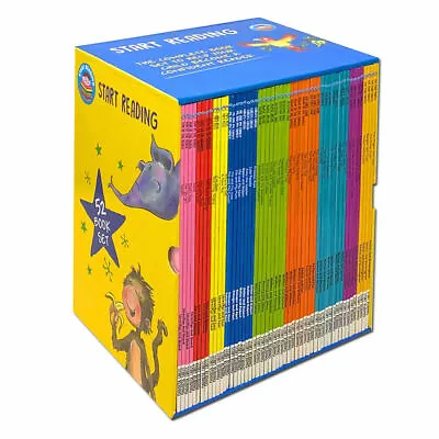 £29.13 • Buy Start Reading 52 Books Collection Box Set Level 1 To 9 Children Early Reading