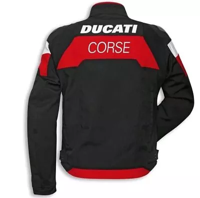 Fabric Motorcycle MotorBike Jacket Ducati Corse Tex C5 • $169