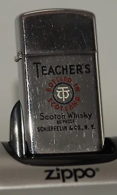 Zippo Slim Teachers Scotch Whiskey Circa 1975 • $100