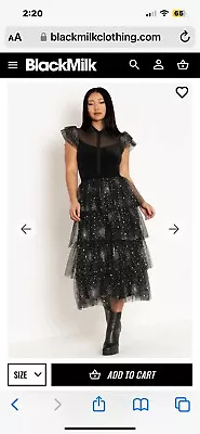 Black Milk A Night To Remember Arabesque Skirt Size L Brand New.  • $90