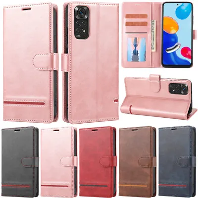 Retro Wallet Leather Flip Cover Case For Xiaomi Redmi 9C 10A 10C 12C A1 Note 12 • $14.95